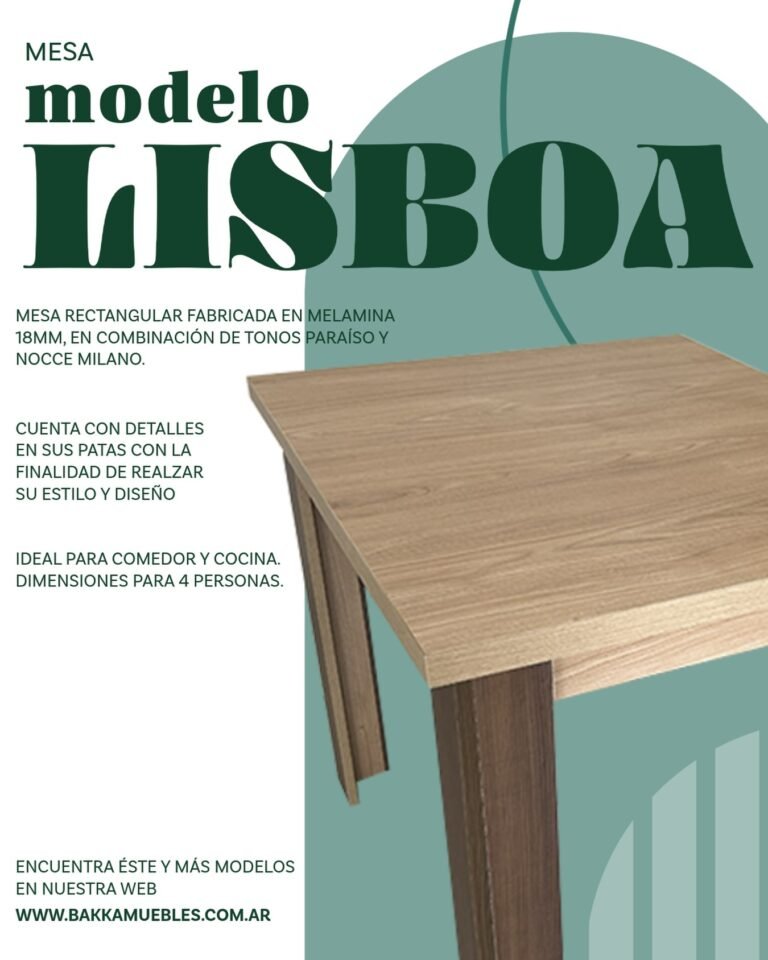 Conocé nuestro nuevo modelo LISBOA: simple, cálido y